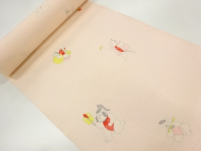 JAPANESE KIMONO / ANTIQUE BOLT FOR JUBAN / SILK / GOSHO DOLL